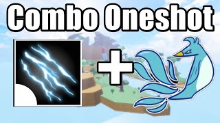 Combo Oneshot With Phoenix Awakening And Electric Claw In Blox Fruits