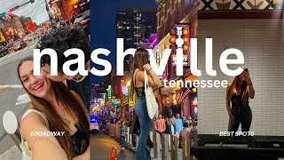 nashville travel vlog 2024 + best spots in nashville tennessee + jack daniels distillery + broadway