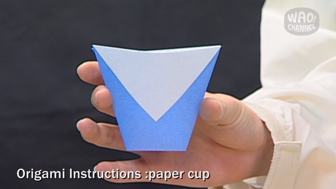 折り紙 折り方 紙コップの折り方 Youtube