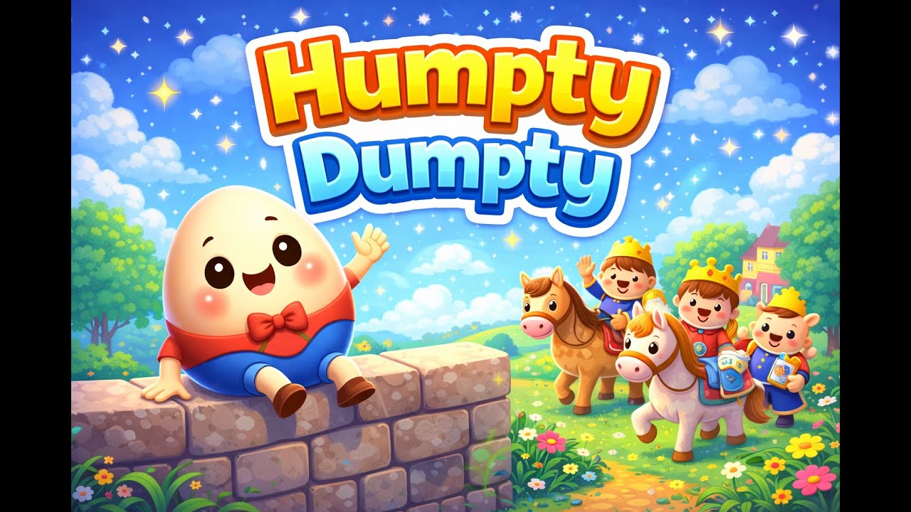Humpty Dumpty Sat on the Wall 🥚 | Kids Nursery Rhymes & Baby Songs | Bubblify Toons
