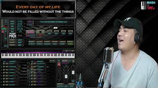 For you | Cover by Edzkey (Vanbasco midi player with personalized skin) | Winlive output