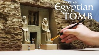 Make an Ancient EGYPTIAN TOMB! Realistic DIY Crafting Project