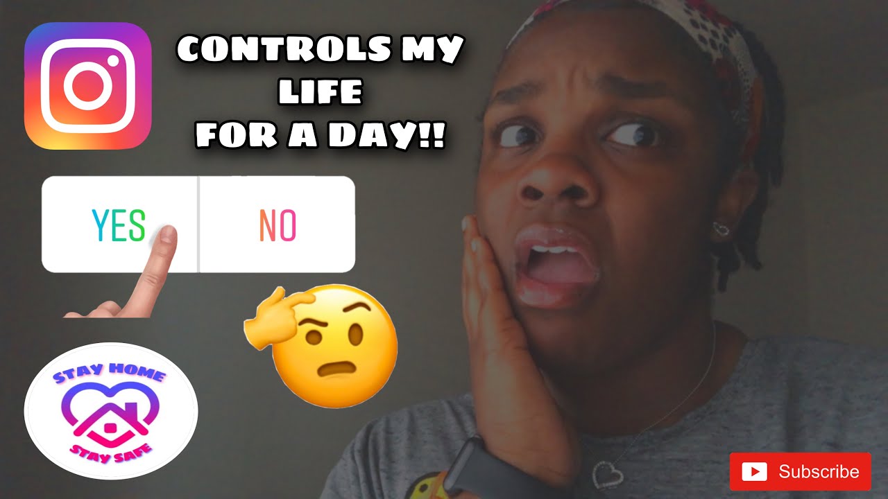 LETTING MY INSTAGRAM FOLLOWERS CONTROL MY LIFE FOR A DAY !!! - YouTube