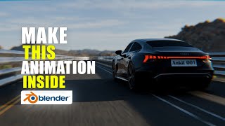 How to Make Car Animation in Blender | Beginner Tutorial | #blender #blendertutorial