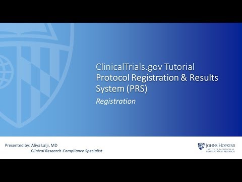 How to Register on ClinicalTrials.gov