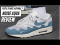 Patta x Nike AIR MAX 1 &quot;Noise Aqua&quot; REVIEW &amp; ON-FEET - The Best Air Max 1 Colorway in 2021?