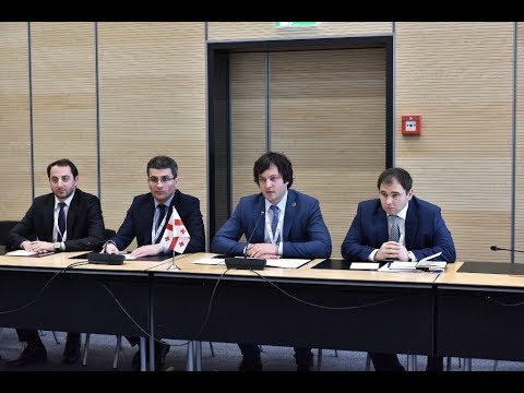 ირაკლი კობახიძის შეხვედრა გერმანიის ფედერაციული რესპუბლიკის ბუნდესტაგის ვიცე-პრეზიდენტთან