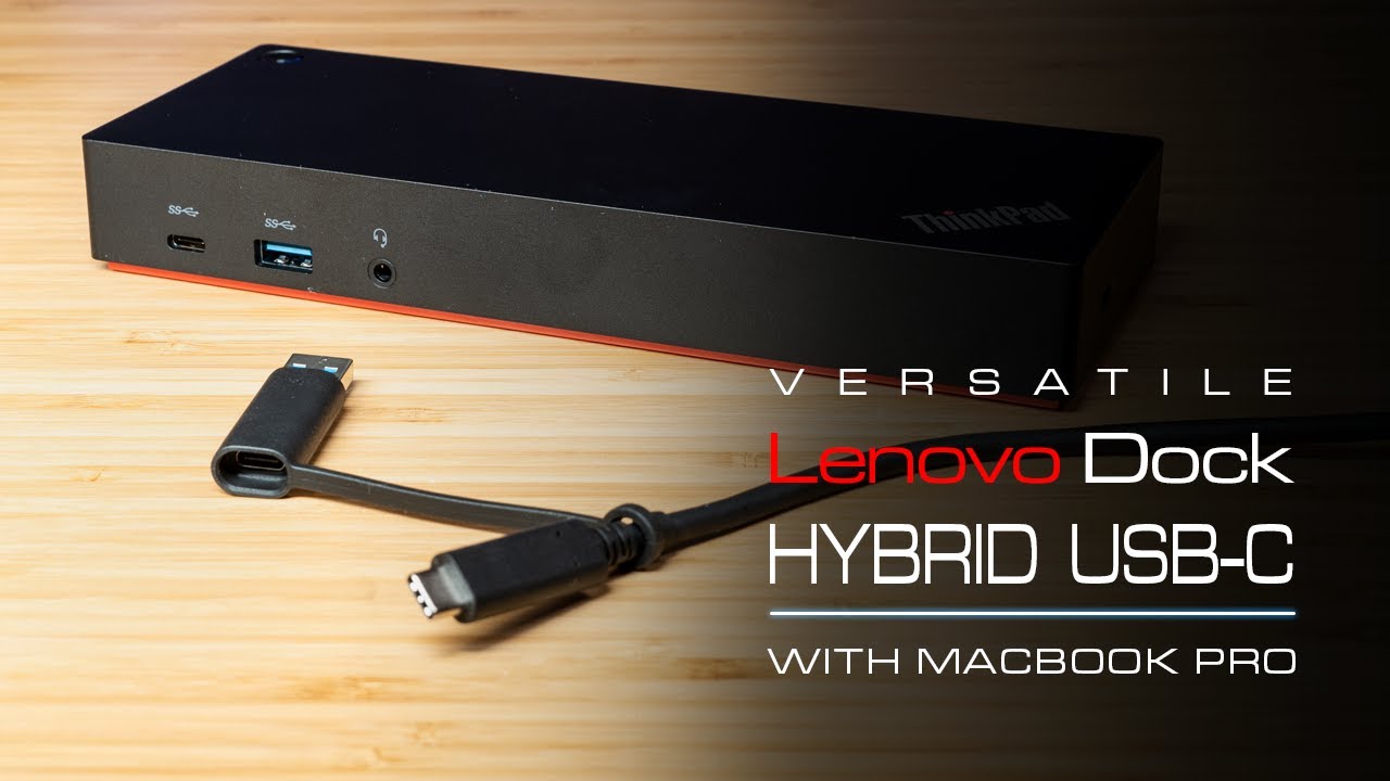 Lenovo ThinkPad Hybrid USB-C USB-A Dock Unbox Macbook Pro Dual Monitor - YouTube