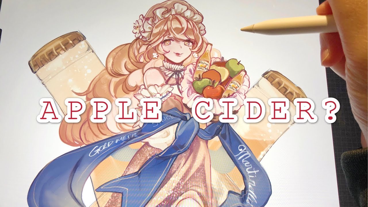 【PROCREATE】Apple Cider Personified speedpaint