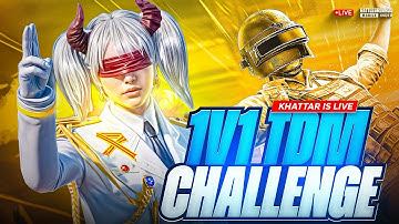 BGMI 1v1 LIVE 🔥 Custom Room Fights | TDM Challenge | Who Can Beat Me?