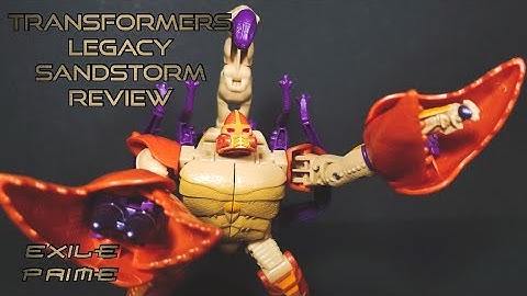 Transformers Legacy Predacon Sandstorm Review