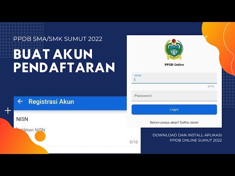 Buat Akun Pendaftaran PPDB SMA/SMK Sumatera Utara 2022