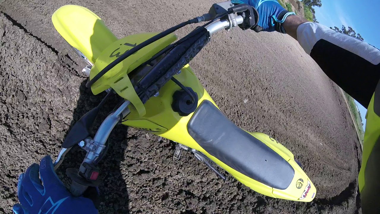 DRZ125 at Argyll MX big track