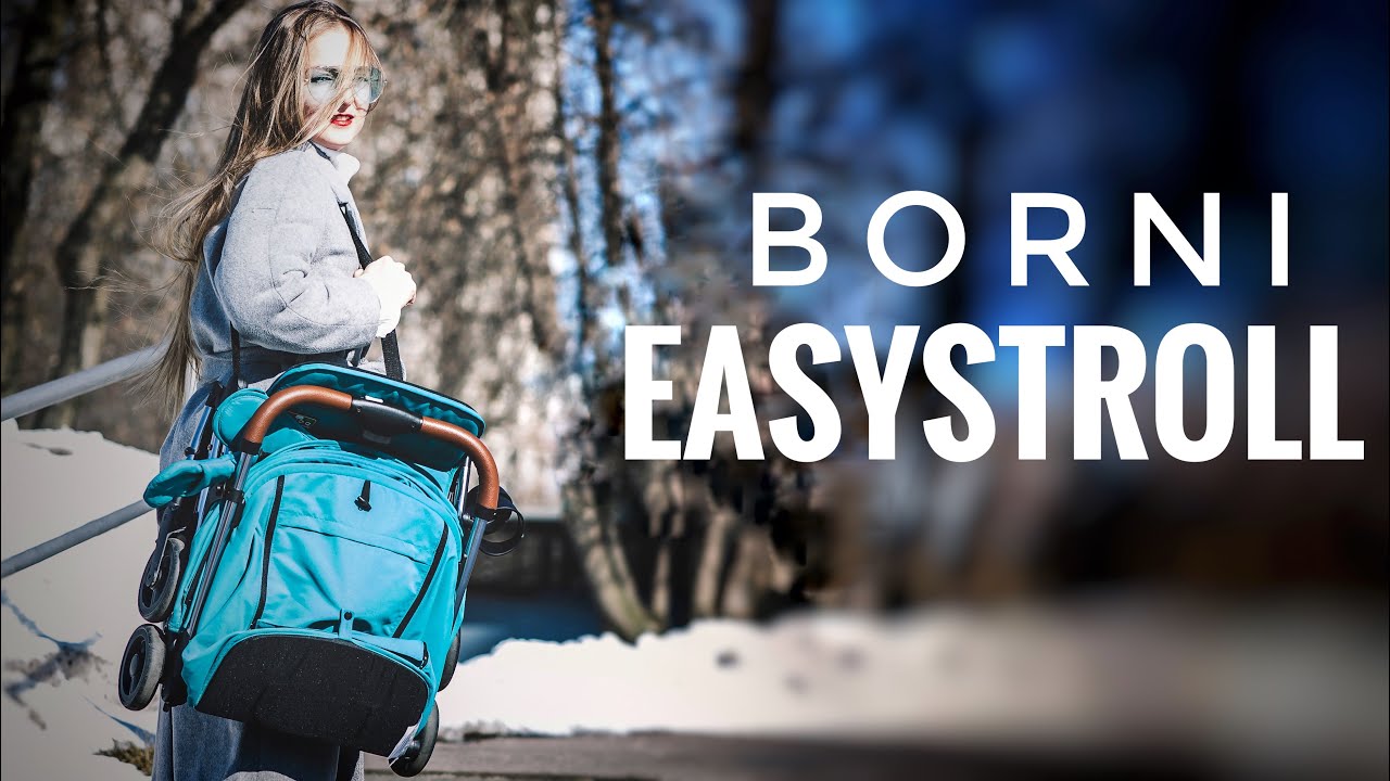 Borni Easystroll очень легкая коляска - YouTube