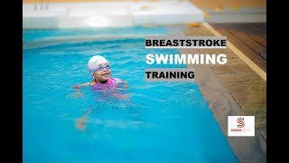 6 Year Old Masters Breaststroke Training #efficient swimming