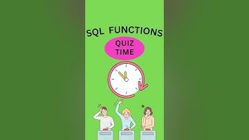 SQL Functions Quiz | Test Your Knowledge with Challenging Questions! 🧠💻 #ytshorts #sql #quiz #video