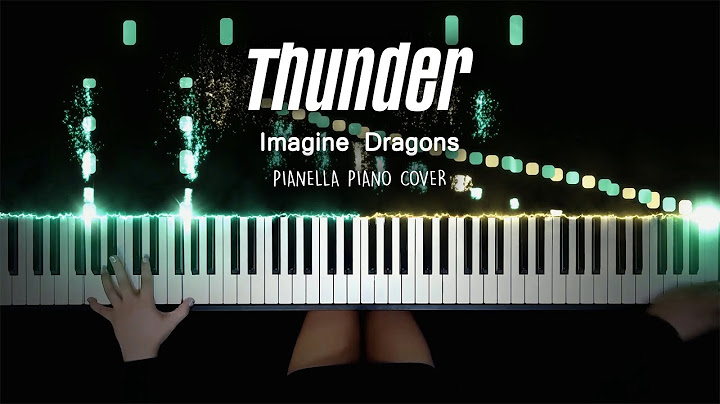 Thunder Piano version - Piano performance video thumbnail