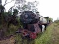 Abandoned : Two steam trains and a whole rail line abandoned