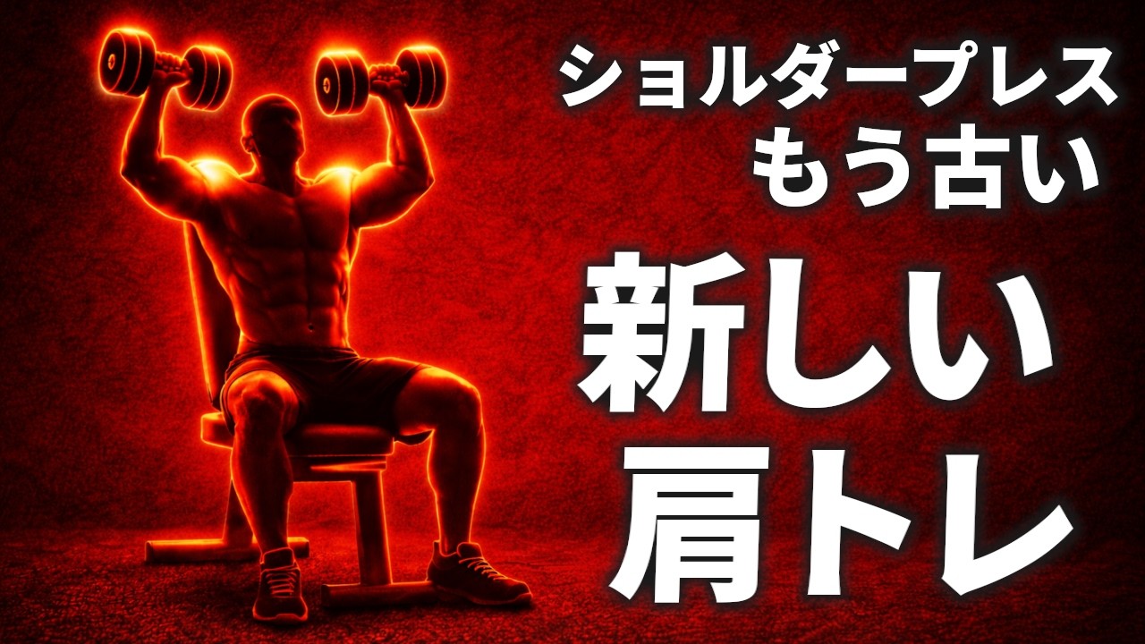 ショルダープレスはもう古い。肩を最速でデカくする“新しい肩トレ”