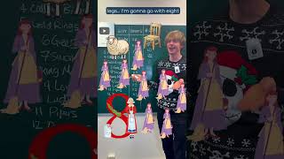 How Many Legs Are In The 12 Days Of Christmas Song?