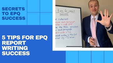 EPQ Secrets: 5 Tips for Report Writing Success in Your Extended Project