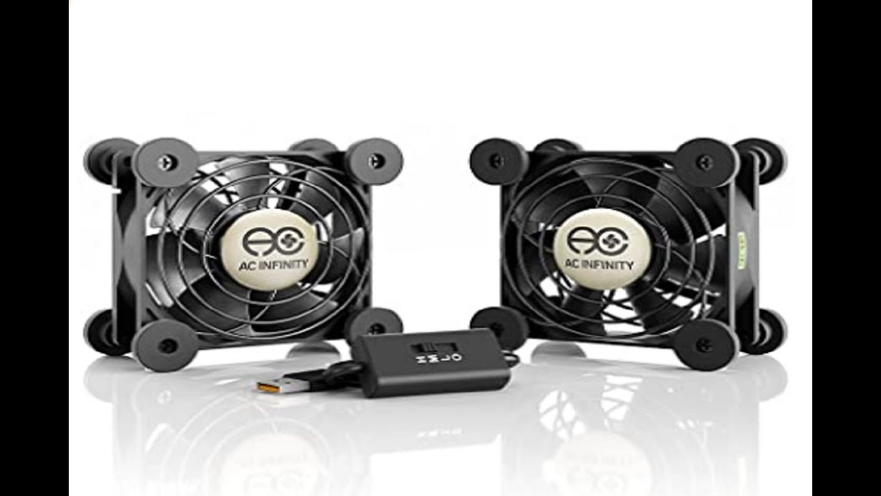 Multifan S5 Quiet Dual 80mm Usb Fan For Receiver Dvr Playstation Xbox Computer Cabinet Cooling You Multifan S5 Quiet Dual 80mm Usb Fan, Cabinet Fan Grill