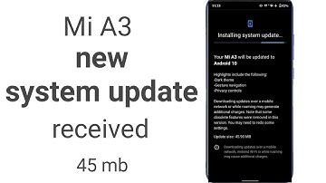 Mi A3 new system update ( june update )received