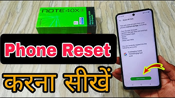 How To Factory Reset in Infinix Note 40x 5g ? Infinix Note 40x 5g Phone Reset Kaise Karen |