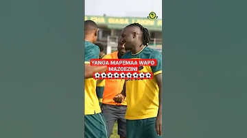 YANGA WAMETINGA MAZOEZINI MAPEMAAA 