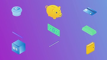 Isometric Gradient Icons