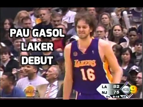 Pau Gasol's First Game As A Laker (2008)