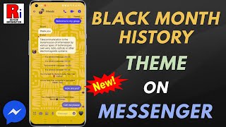 How to Activate Black History Month Theme on Messenger (New) screenshot 2