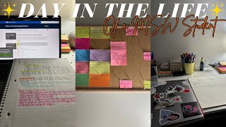 Day In The Life of a MSW Student | Homework & Practicum