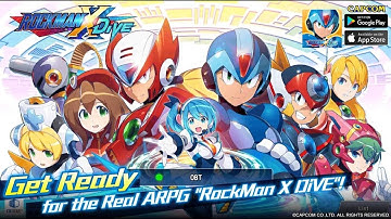 [MEGA MAN X DiVE] Mobile OFFICIAL RELEASED !! First Gameplay on Android/iOs.