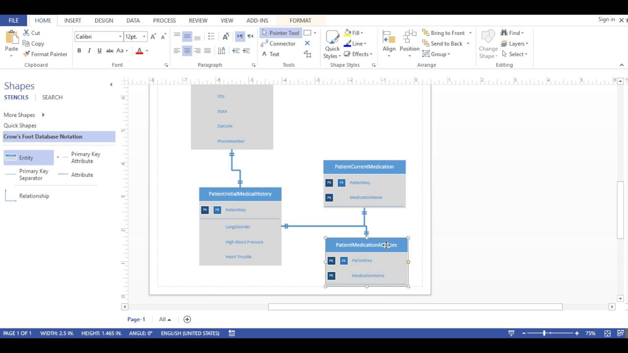 erd stencil visio 2010 download - photo #42