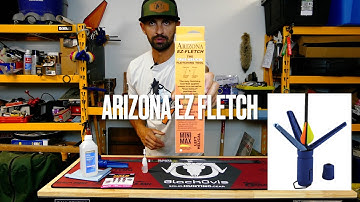 Arizona EZ Fletch Mini Max || How to fletch arrows with Arizona EZ Fletch