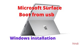 microsoft surface 4 boot from usb | surface bios key | boot | secure boot disable - YouTube