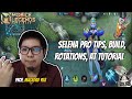 SELENA PRO TIPS, BUILD, ROTATIONS, AT TUTORIAL (TAGALOG/2020) | MLBB