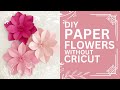 Diy paper flower without cricut  simple and easy paper flower making paperflower