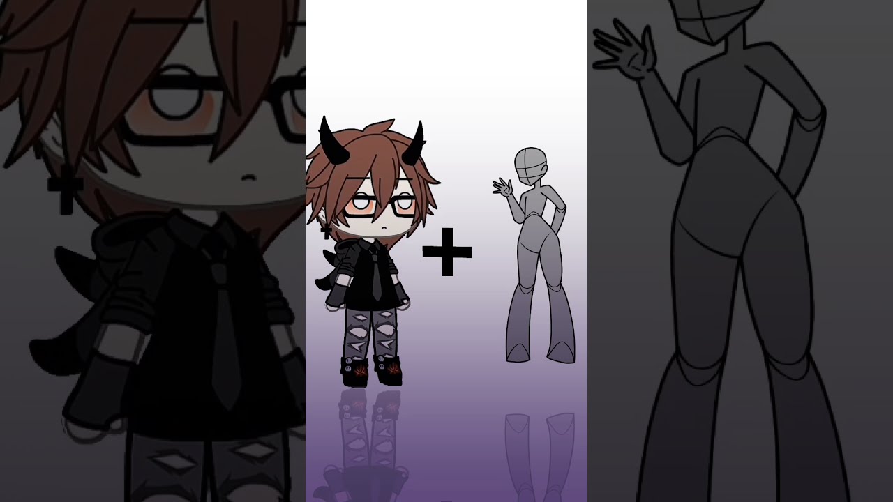  Pose Trend Gacha Meme Shorts Tiktok Gachalife Gachaclub Gachameme