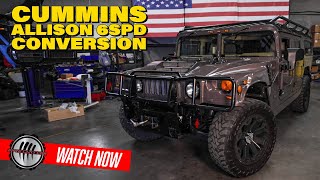 ONE OF A KIND 12V CUMMINS HUMMER H1 ALLISON 6SPD CONVERSION