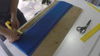 3 part door panel upholstery tutorial (no sewing machine required)