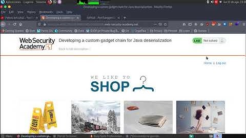 Developing a custom gadget chain for Java deserialization