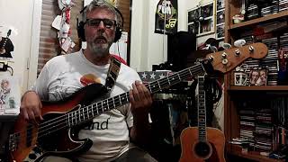 Video thumbnail of "Nell'aria by Marcella Bella ( bass cover ) by Rino Conteduca with 1966 Fender jazz bass"