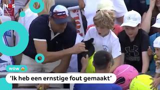 Download Lagu Man pakt petje af van kind tijdens tenniswedstrijd en zegt nu sorry MP3 Download Lagu Man pakt petje af van kind tijdens tenniswedstrijd en zegt nu sorry MP3