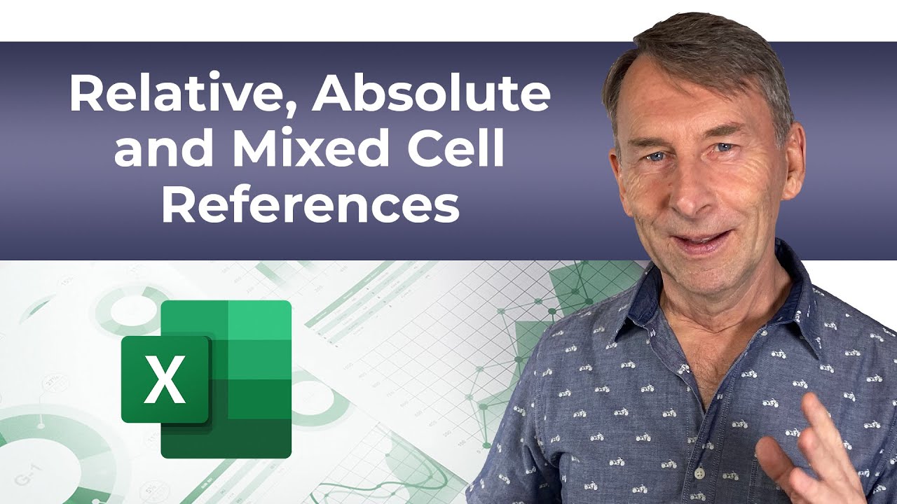 Relative Absolute and Mixed cell references YouTube