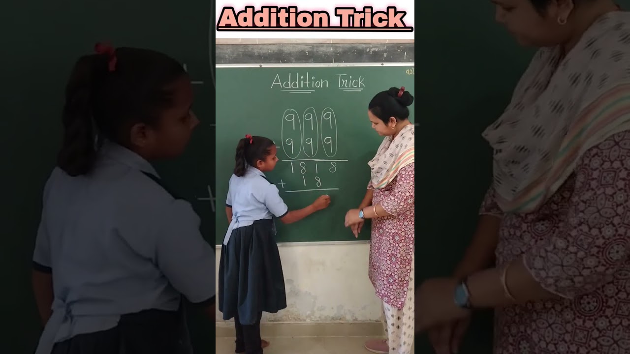 Addition Trick/Brain Test/innovative ideas #education #short #youtubeshorts #iqtest #maths