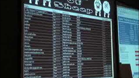 DEFCON Wall of Sheep