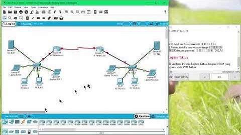 Jaringan Komputer 2 Konfigurasi Routing Static CLI Kelas 2A Politeknik Negeri Tanah Laut