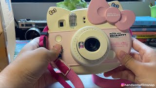 การใช้งานกล้องโพลาลอยด์Instax mini HELLO KITTY by; handsomefilmsnap❤️🐝